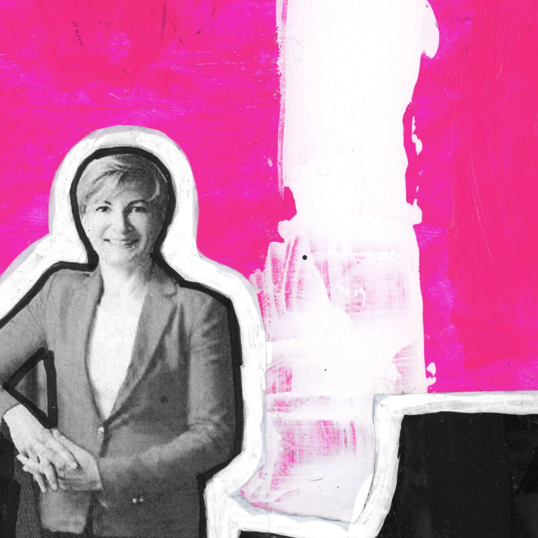 Catherine Roome — Cobalt Boots, Steel-Toed Courage | Fine Art Print