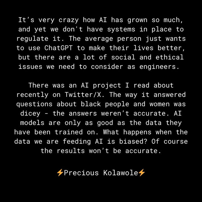 Precious Kolawole — AI, Bias & Accountability | Fine Art Print